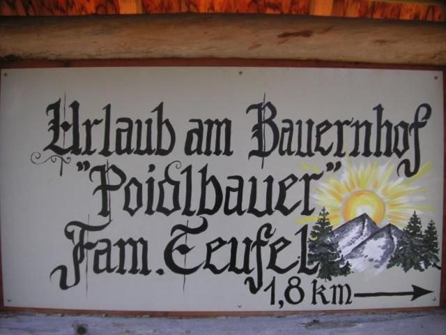 ゲストリング・アン・デア・イップス Biobauernhof Poidlbauerヴィラ エクステリア 写真